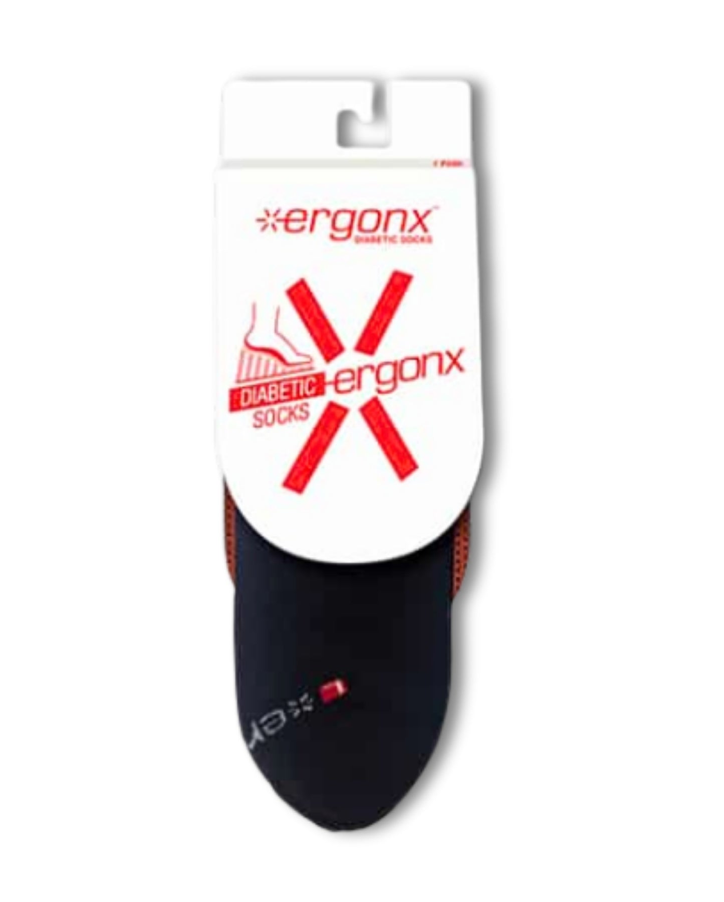 Ergonx Diabetic Socks Crew (6 Pack)