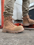 Ergonx Safety Boots Lace Up (Helium) All Tan