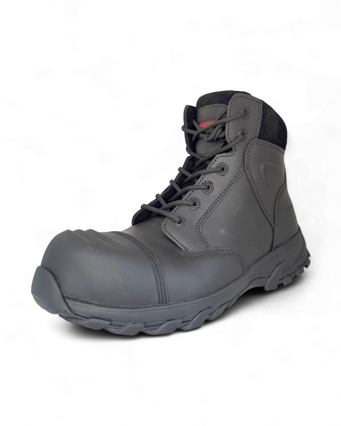 Ergonx Safety Boots Lace Up (Helium) Black