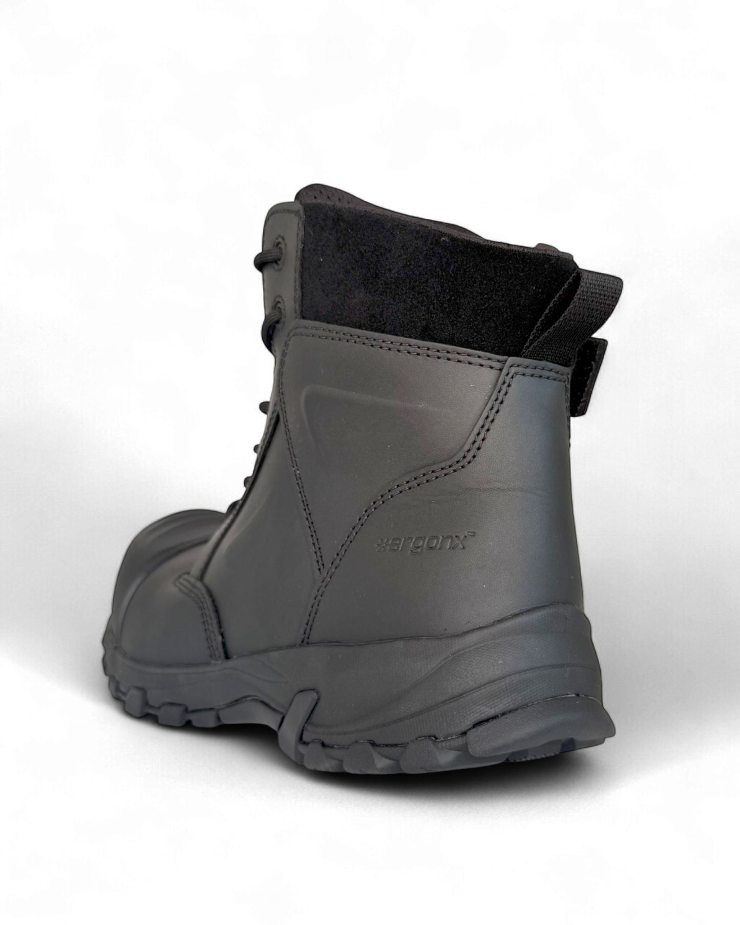 Ergonx Safety Boots Lace Up (Helium) Black