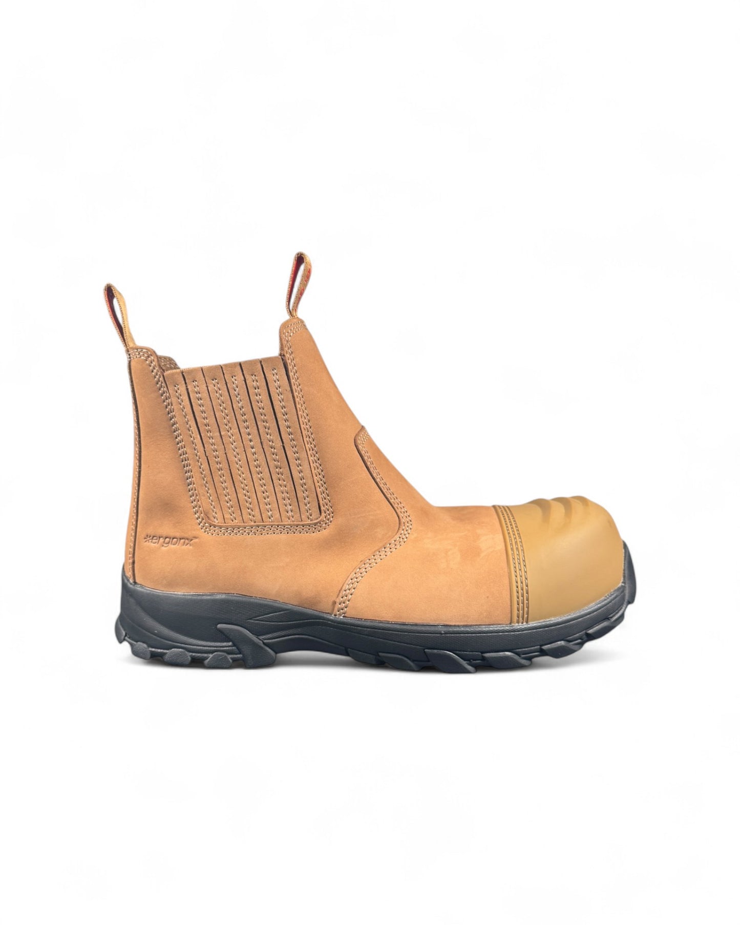 Ergonx Safety Boots Slip On (Hydrogen) Tan Toe