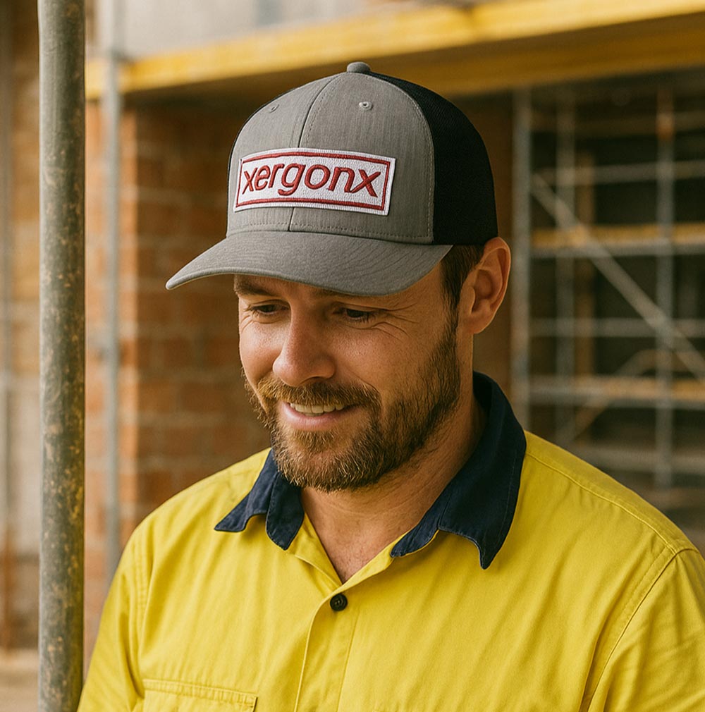 Ergonx Cap - Patch Spark Logo Grey Stitch