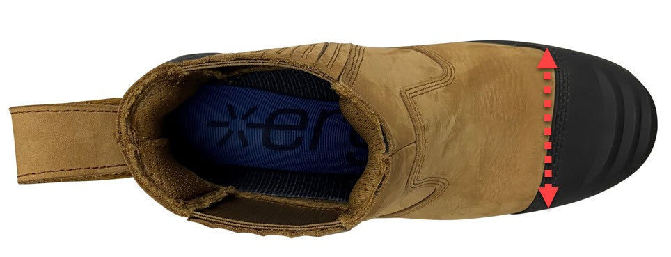 Wide toe box work boots: 4e fitting wide work boots with arch support
